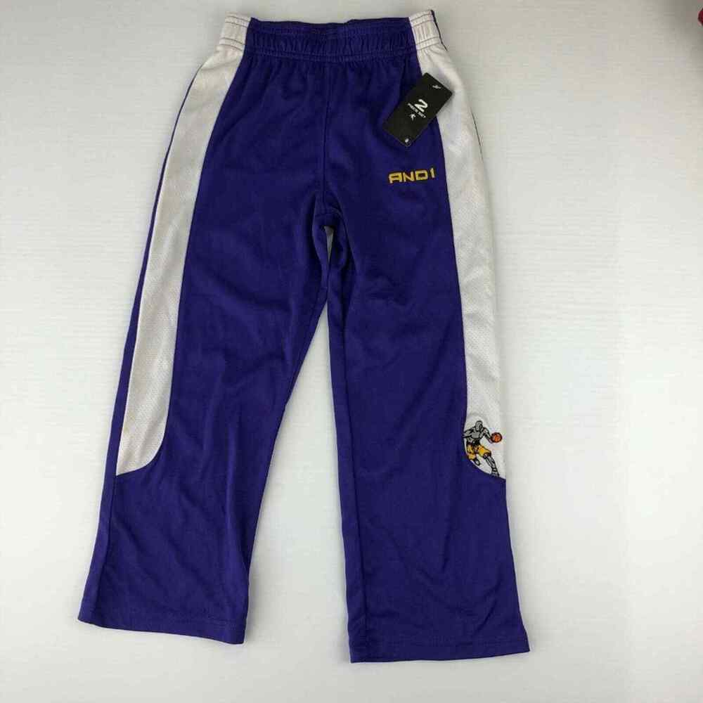 And1 Small Purple White Jogging Pants